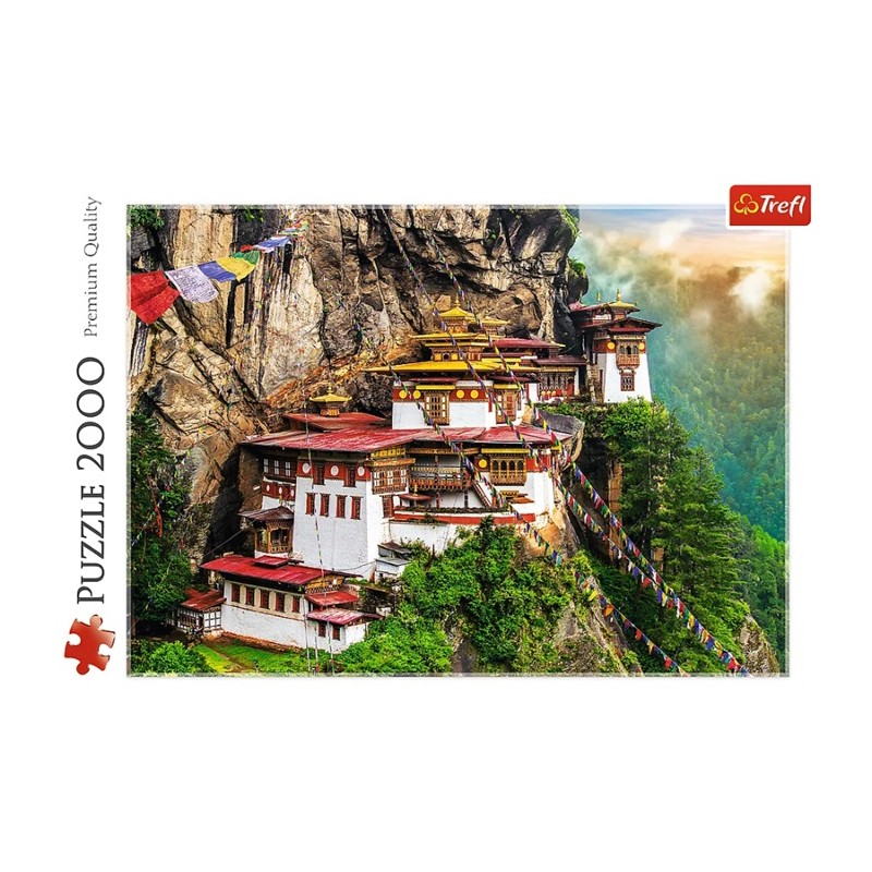Puzzle 2000p Nid du Tigre Bhutan - Trefl