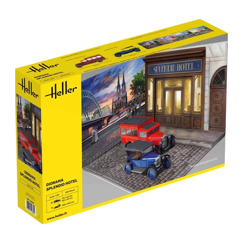 Diorama Splendid Hotel 1/24 - Heller