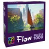 Puzzle 1000p Flow - Bateau et Batiments - BrainGames