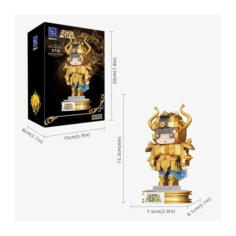 Saint Seiya Pantasy Mini Gold Taurus 16cm - Pantasy