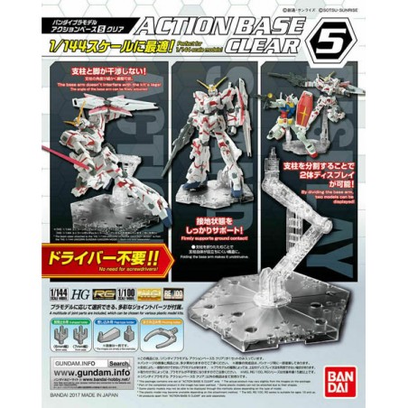 Gundam Gunpla Action Base 5 Clear - Bandai