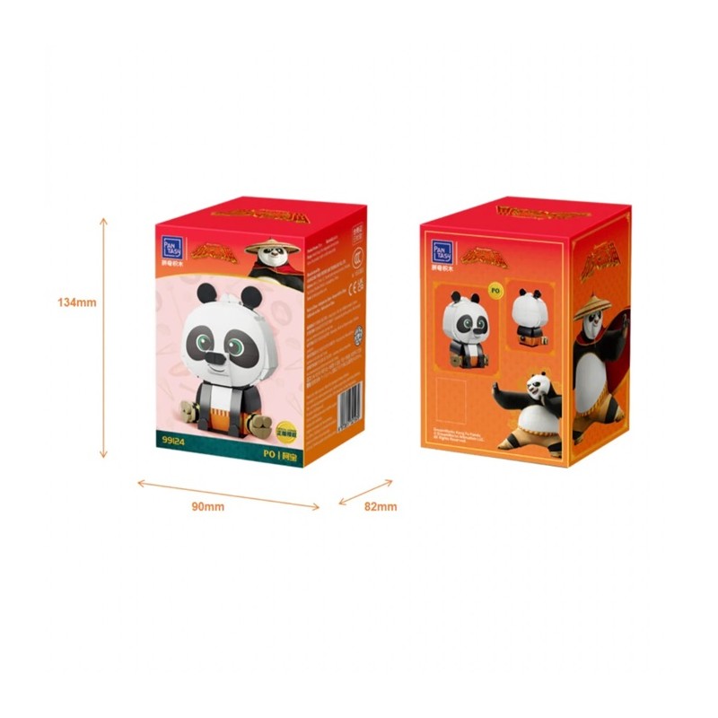 Kung Fu Panda Pantasy Sitting Baby Series Po 10cm - Pantasy