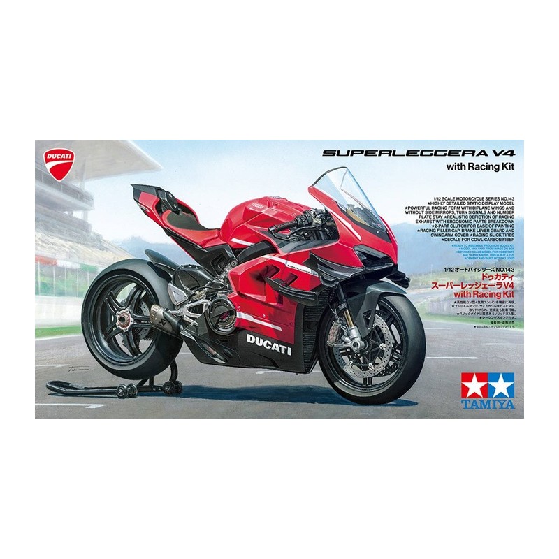 Ducati Superleggera V4+racing kit 1/12 - Tamiya