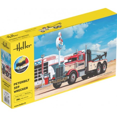 STARTER KIT Peterbilt 359 Wrecker 1/43 - Heller