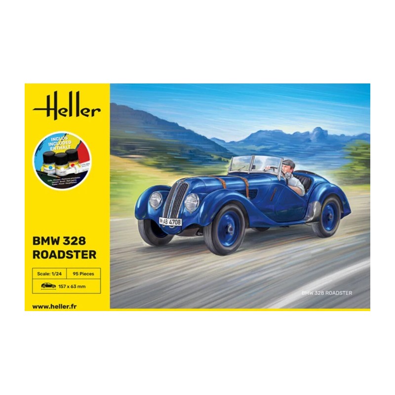 STARTER KIT BMW 328 Roadster 1/24 - Heller