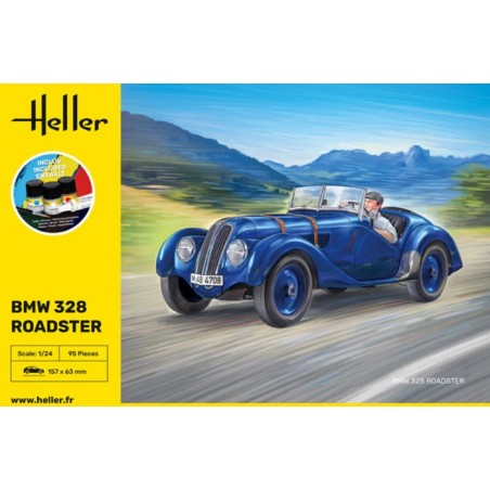 STARTER KIT BMW 328 Roadster 1/24 - Heller