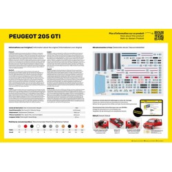 Peugeot 205 GTI 1/24 - Heller
