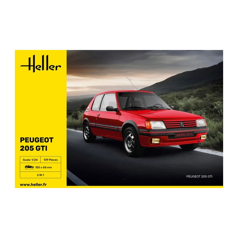 Peugeot 205 GTI 1/24 - Heller