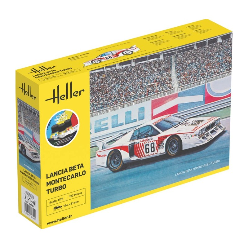 Starter Kit Lancia Beta Montecarlo Turbo 1/24 - Heller