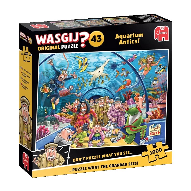 Puzzle 1000p WASGIJ Original 43 - Ca Sent le Poisson - Jumbo