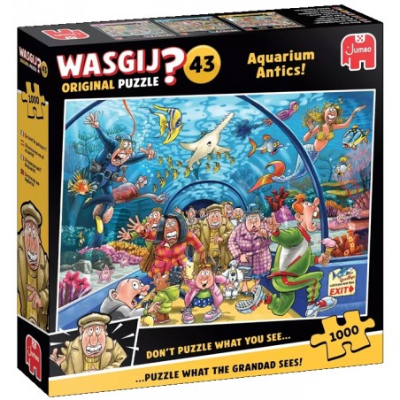 Puzzle 1000p WASGIJ Original 43 - Ca Sent le Poisson - Jumbo