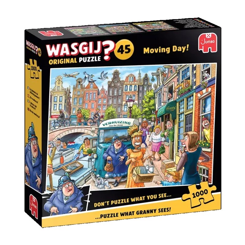Puzzle 1000p WASGIJ Original 45 - La Journée du Déménagement - Jumbo