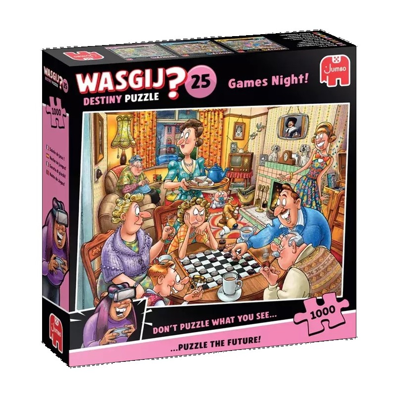 Puzzle 1000p WASGIJ Destiny 25 - Soirée de Jeux - Jumbo