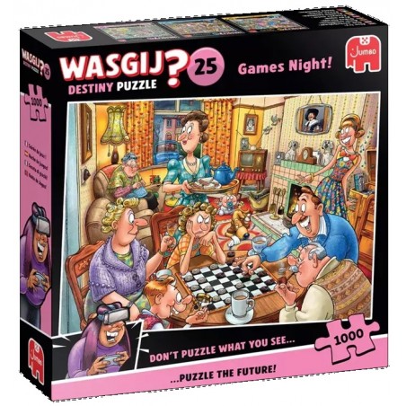 Puzzle 1000p WASGIJ Destiny 25 - Soirée de Jeux - Jumbo