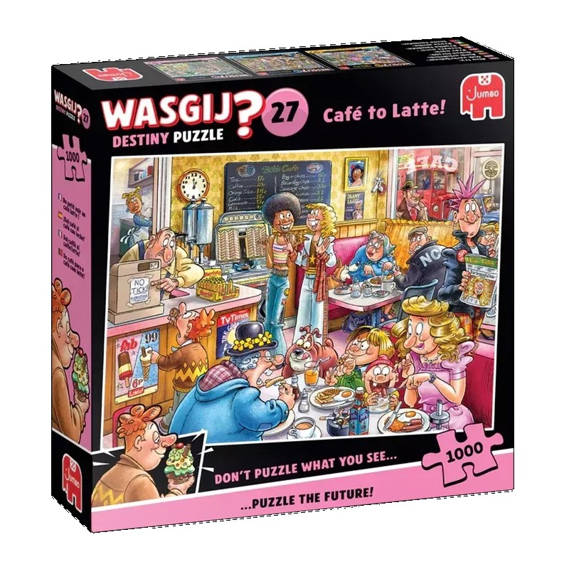 Puzzle 1000p WASGIJ Destiny 27 - Le Café - Jumbo