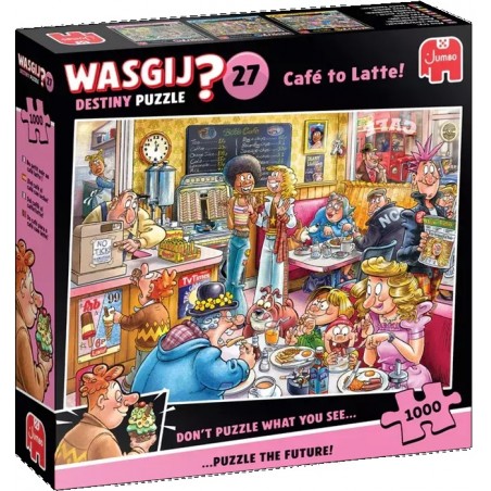 Puzzle 1000p WASGIJ Destiny 27 - Le Café - Jumbo