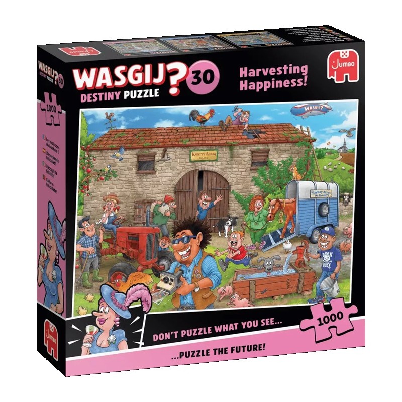 Puzzle 1000p WASGIJ Destiny 30 - Les Moissons du Bonheur- Jumbo