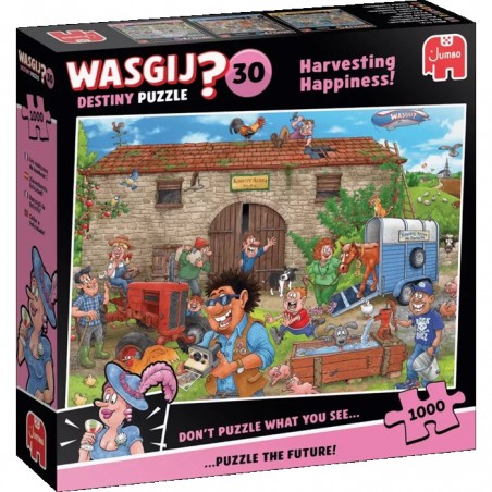 Puzzle 1000p WASGIJ Destiny 30 - Les Moissons du Bonheur- Jumbo