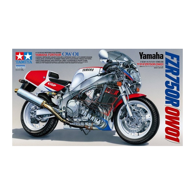 Yamaha FZR750R (OW01) 1/12 - Tamiya