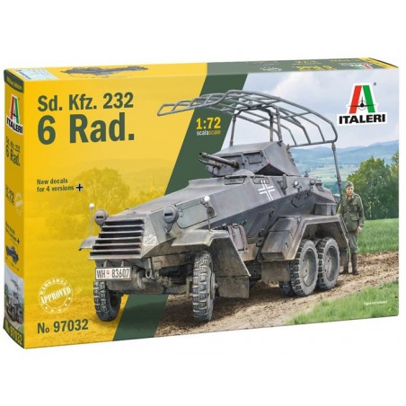 Sd.Kfz. 232 6 Rad. 1/72 - Italeri