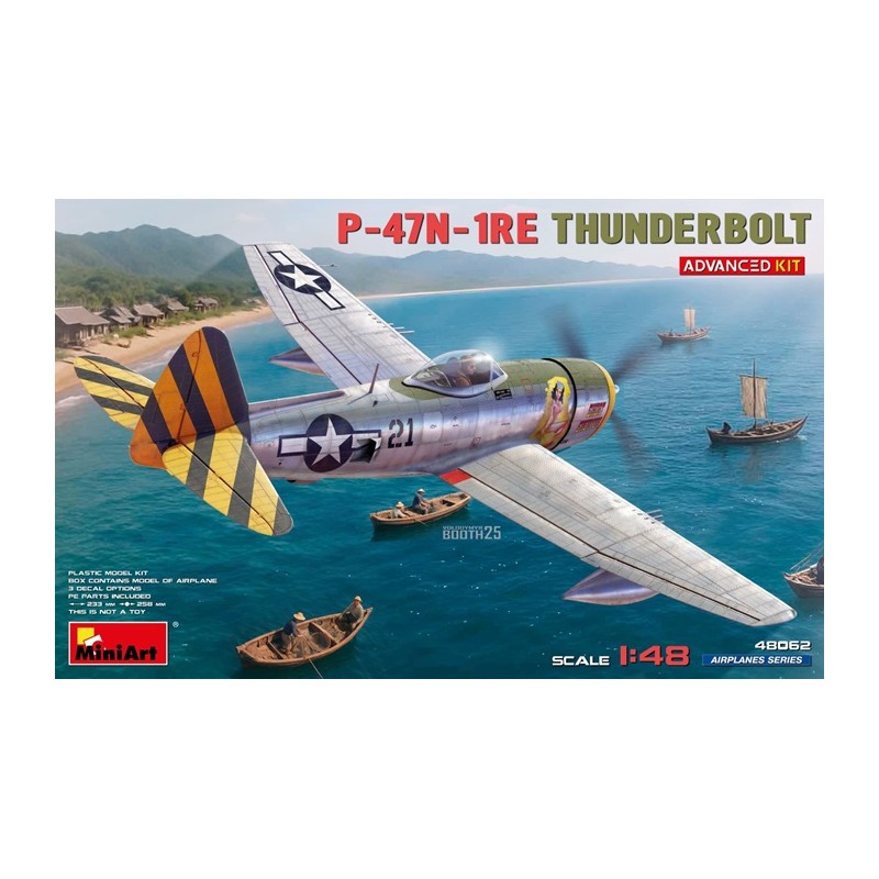 P-47N-1RE Thunderbolt Advanced Kit 1/48 - Miniart