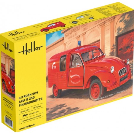 Citroen 2CV AZU-B 250 Fourgonnette 1/24 - Heller