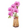 Fleur en bois Orchidée Violette - Robotime