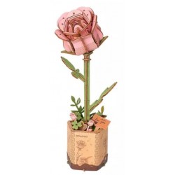 Fleur en bois Rose - Robotime