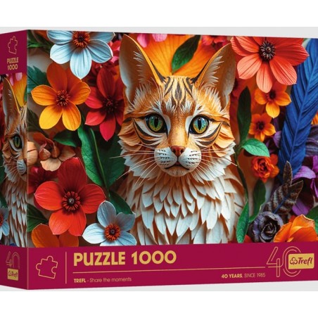 Puzzle 1000p Paper Art - Chat - Trefl