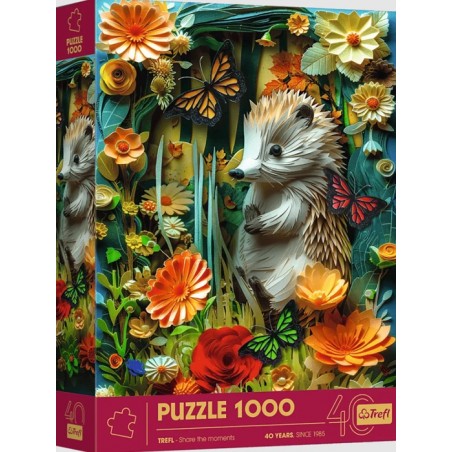 Puzzle 1000p Paper Art - Hérisson - Trefl