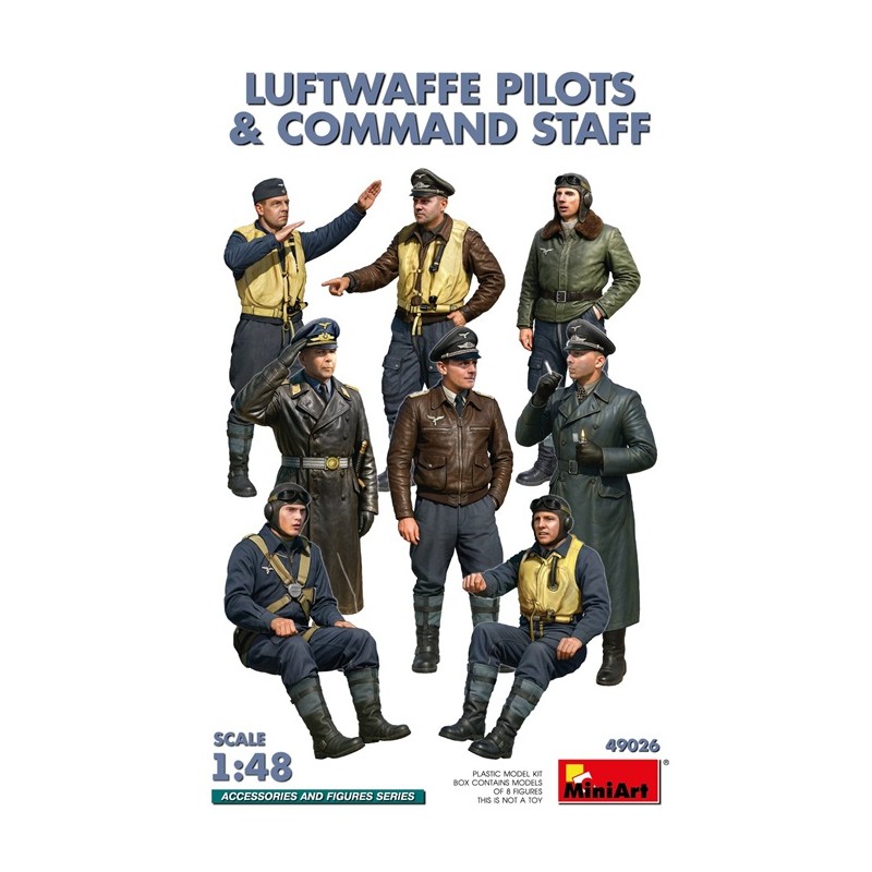 Luftwaffe Pilots & Сommand Staff 1/48 - Miniart