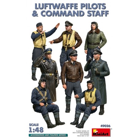 Luftwaffe Pilots & Сommand Staff 1/48 - Miniart