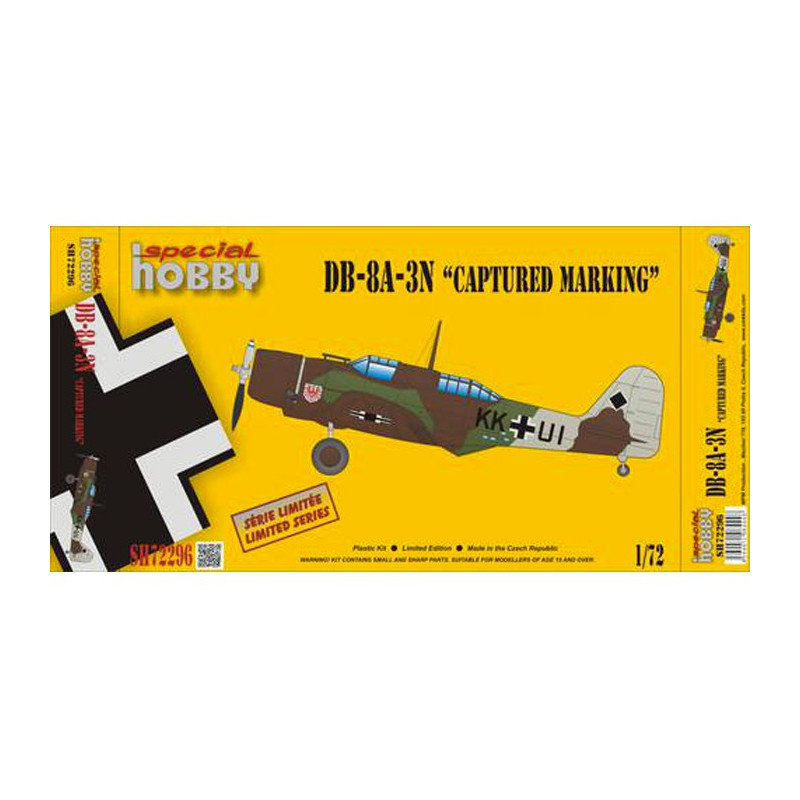 DB-8A-3N German Captured Marking 1/72 - Special Hobby