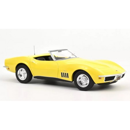 Chevrolet Corvette Convertible 1969 Jaune Daytona 1/18 - Norev