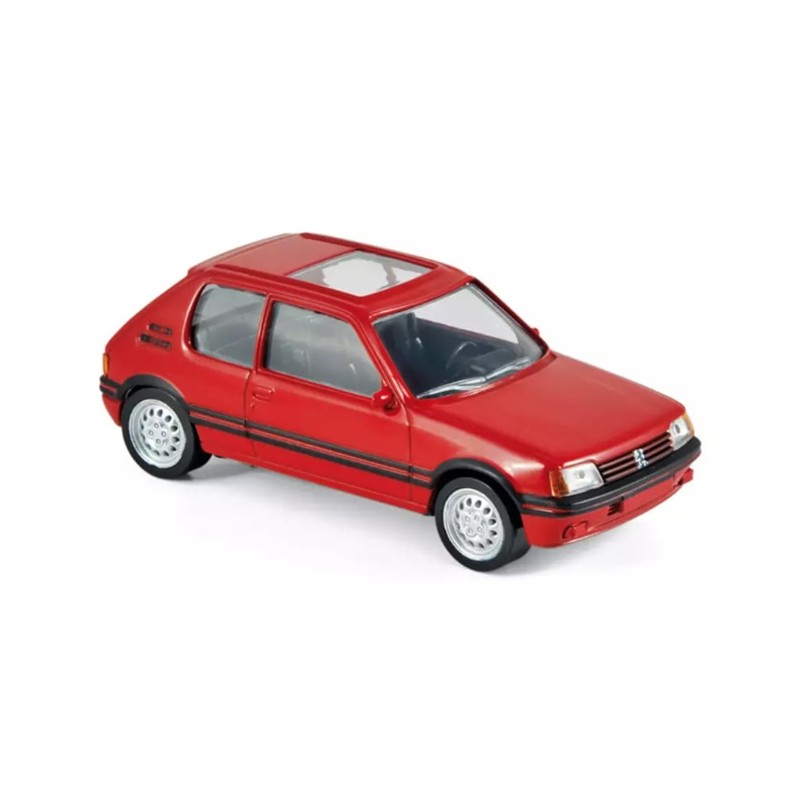Peugeot 205 GTi 1986 Rouge Vallelunga Jet-car 1/43 - Norev