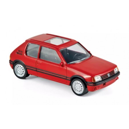 Peugeot 205 GTi 1986 Rouge Vallelunga Jet-car 1/43 - Norev