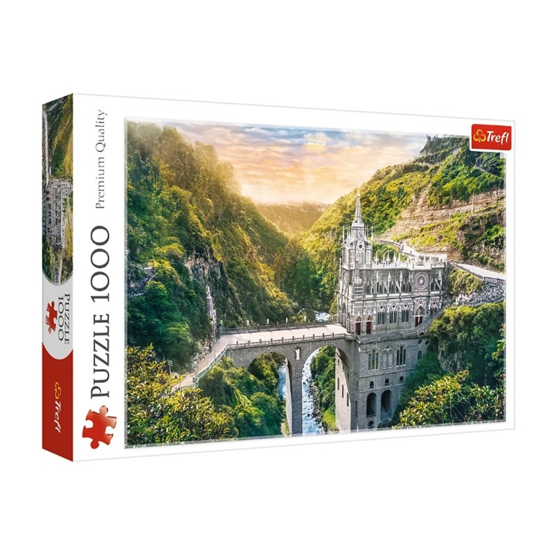 Puzzle 1000p Sanctuary of Las Lajas - Colombia - Trefl