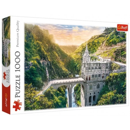 Puzzle 1000p Sanctuary of Las Lajas - Colombia - Trefl