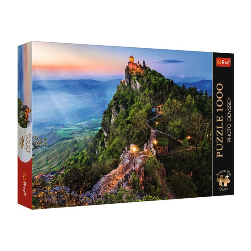 Puzzle 1000p Cesta Tower - San Marino - Trefl