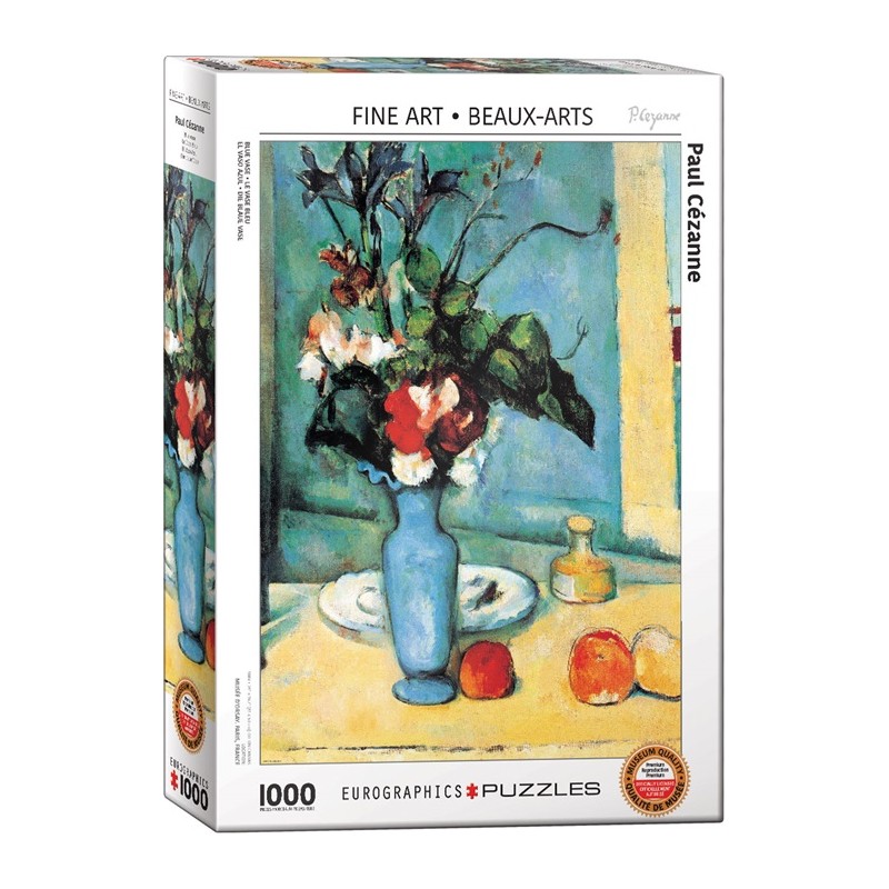 Puzzle 1000p Cézanne - Le Vase Bleu - Eurographics