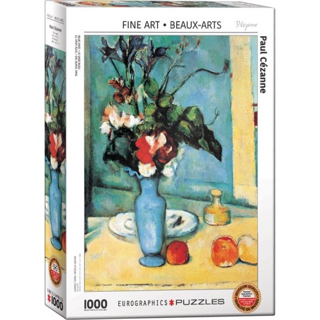 Puzzle 1000p Cézanne - Le Vase Bleu - Eurographics