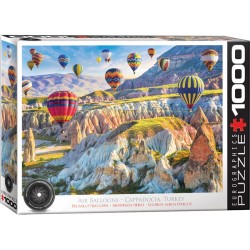Puzzle 1000p Montgolfières...