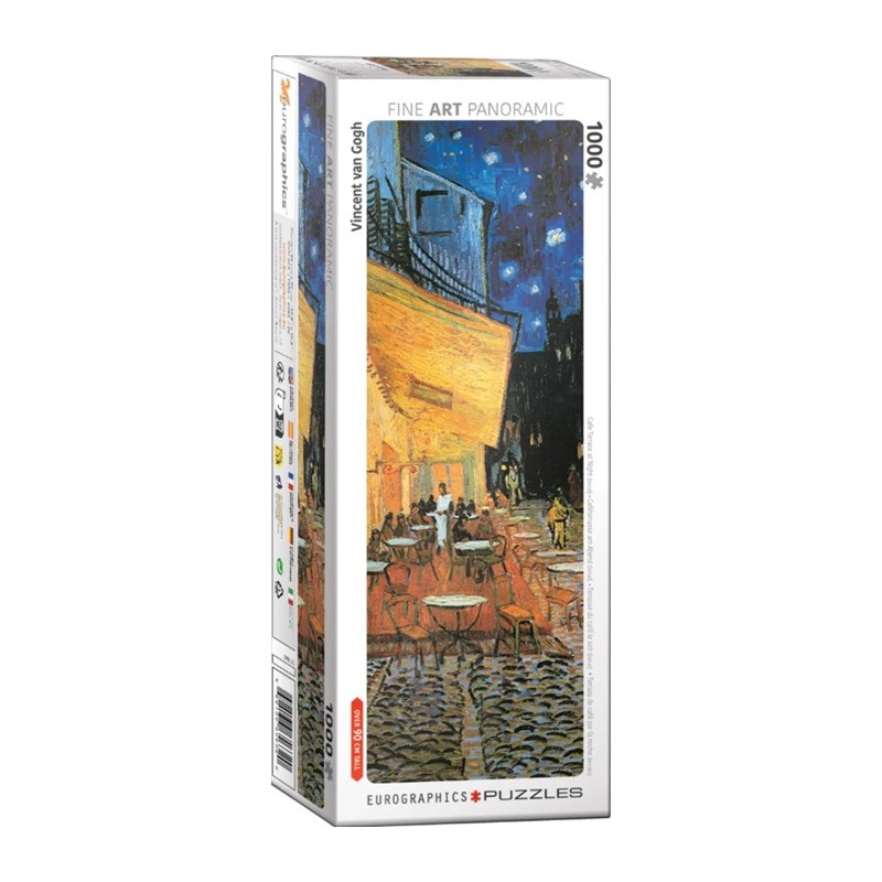 Puzzle 1000p panoramique Van Gogh - Terrasse du Café le Soir - Eurographics
