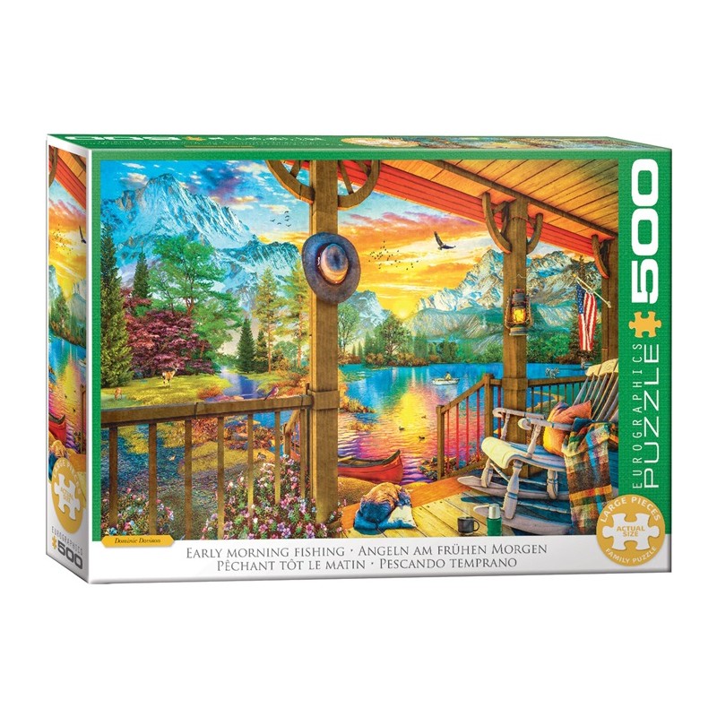 Puzzle 500p Early Morning Fishing - Eurographics