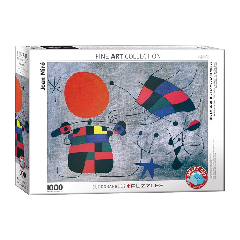 Puzzle 1000p Miro - Smile of the Flamboyant Wings - Eurographics