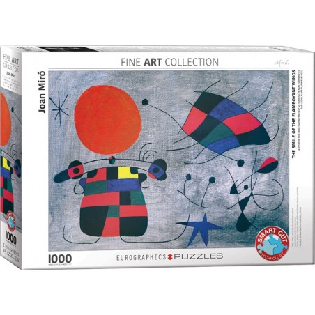 Puzzle 1000p Miro - Smile of the Flamboyant Wings - Eurographics