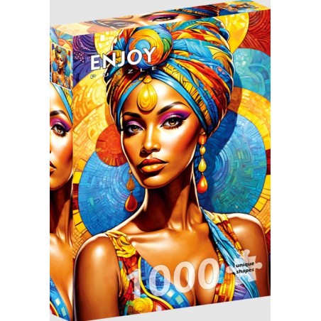 Puzzle 1000p African Beauty - EnjoyPuzzle