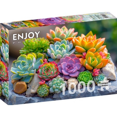 Puzzle 1000p Succulents - EnjoyPuzzle