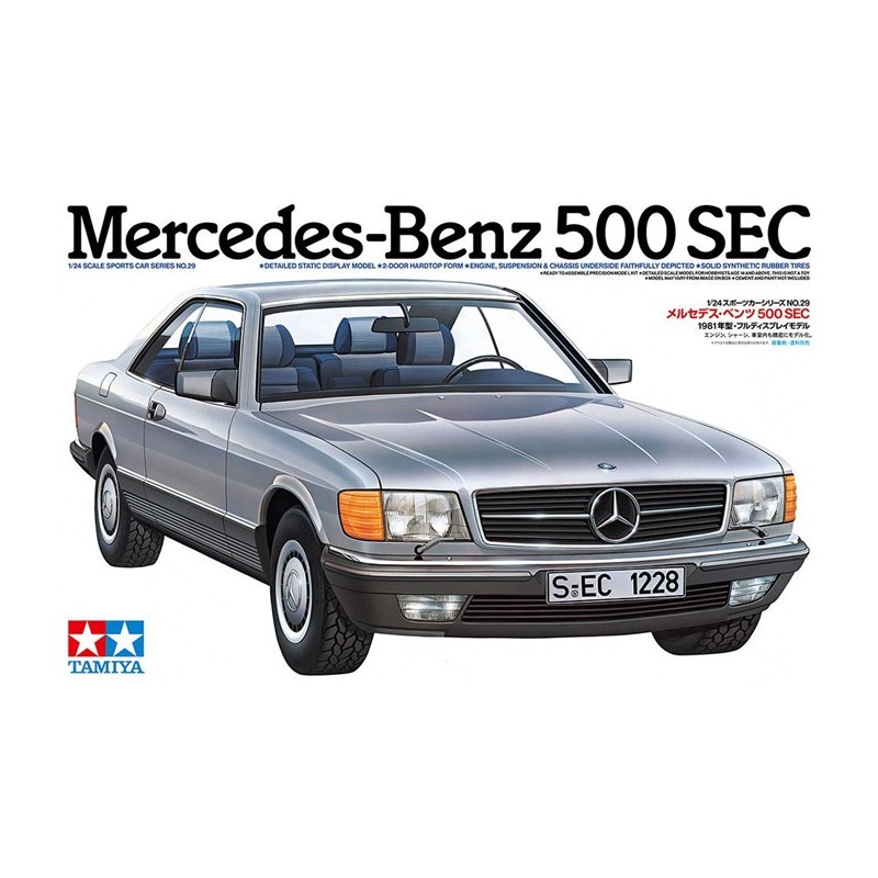 Mercedes-Benz 500 SEC 1/24 - Tamiya