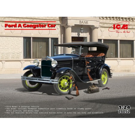 Ford A Gangster Car 1/24 - ICM